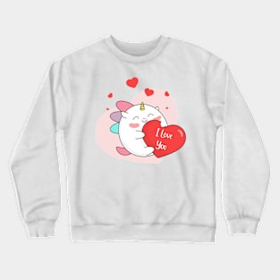 Cute lovely unicorn Crewneck Sweatshirt